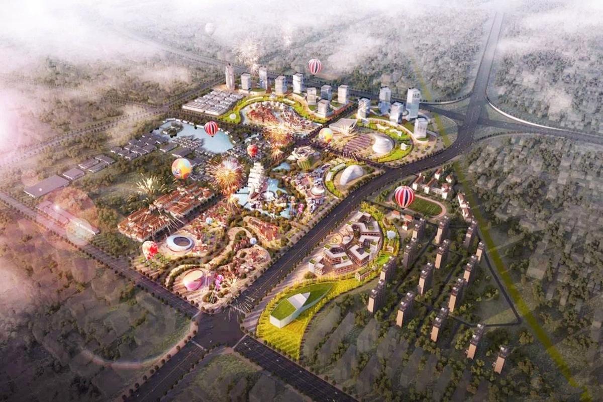 陕西在建的一座大型影视城,总投资约80亿元,一期占地约490亩_建设